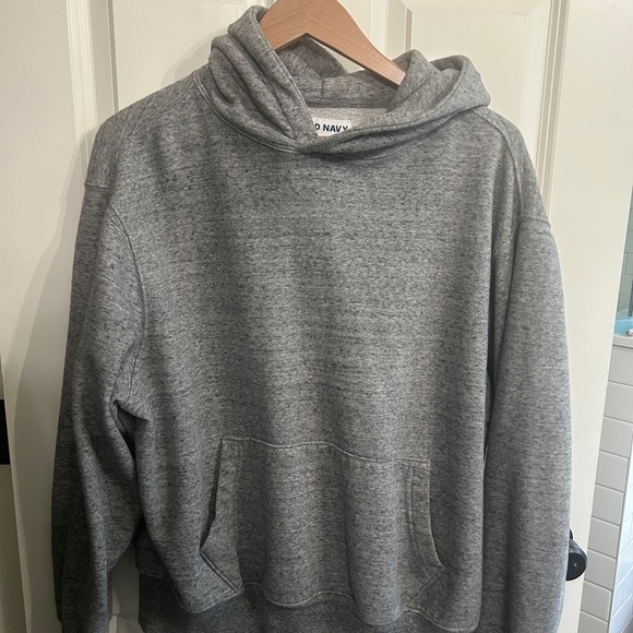 Like new Old Navy Heather Gray Hoodie size M. Men’s/unisex. Comfy. - Picture 1 of 6
